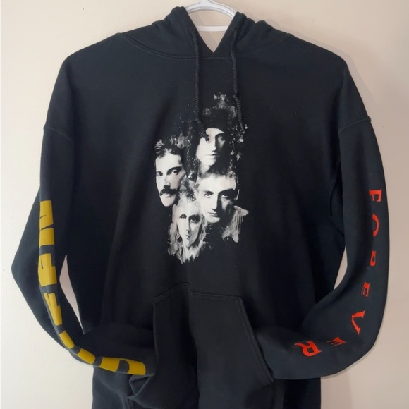 Queen Other - “Queen Forever” OFFICIAL Queen Black Pullover Hoodie
